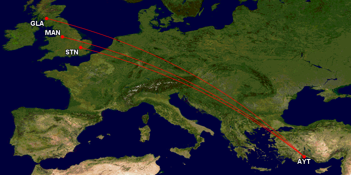 Corendon UK Routes for 2027