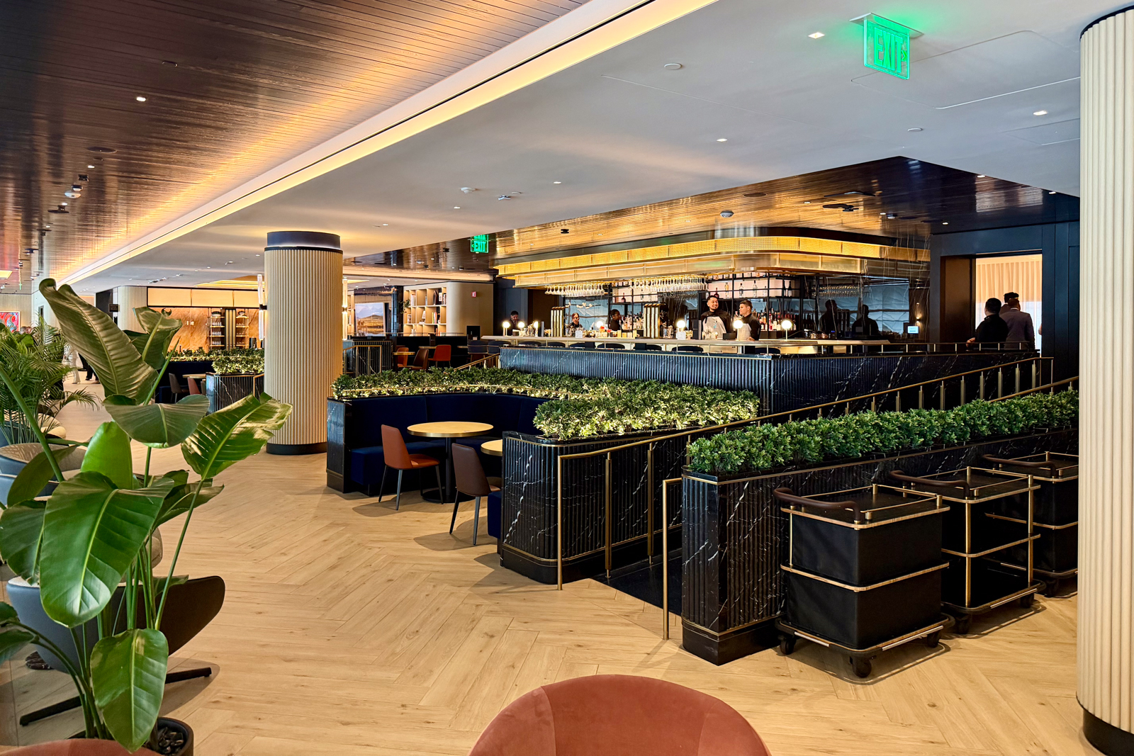 Chase Sapphire Lounge at Dallas Fort Worth International Airport.