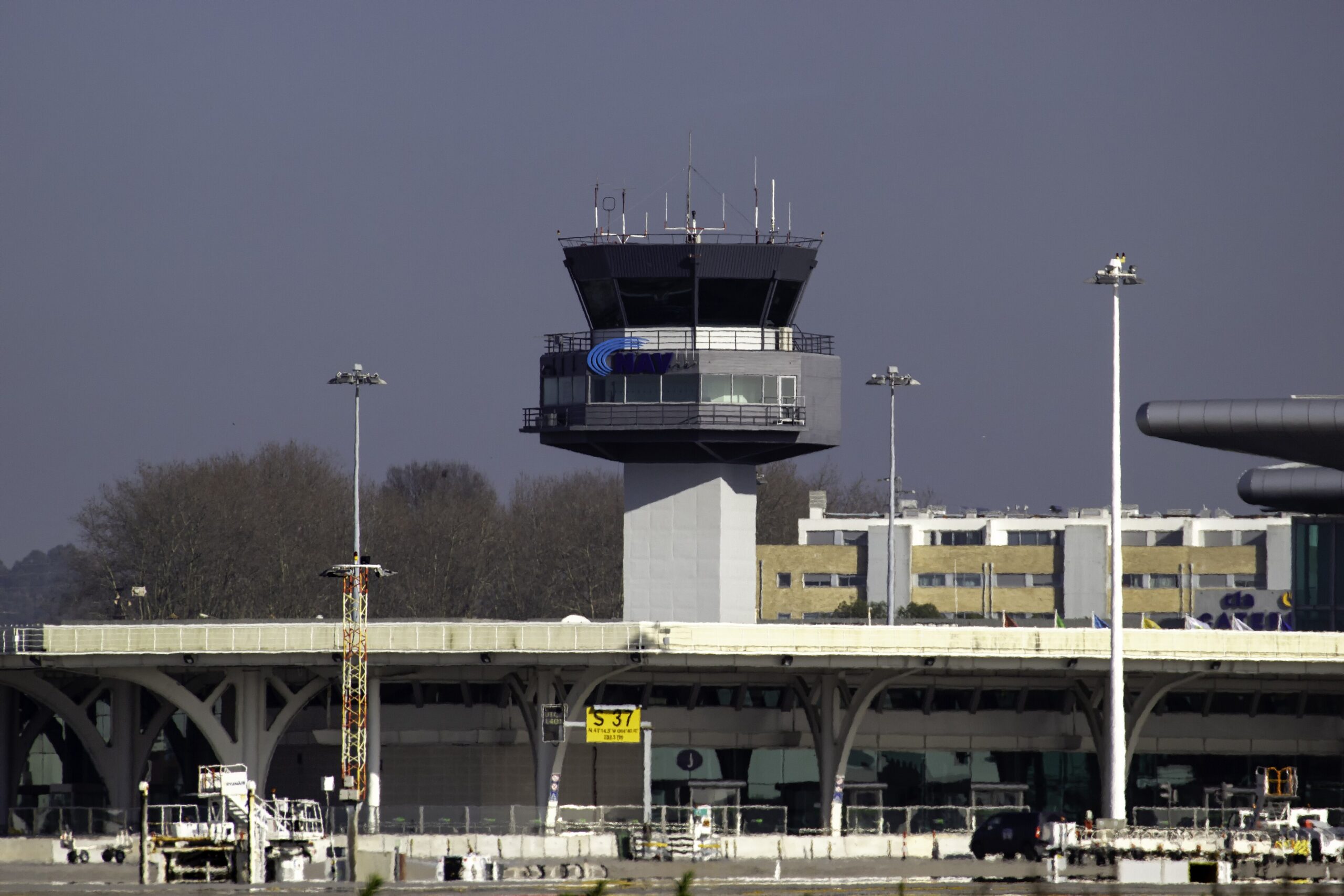 The control tower of Porto Airport 