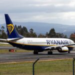 A Ryanair plane