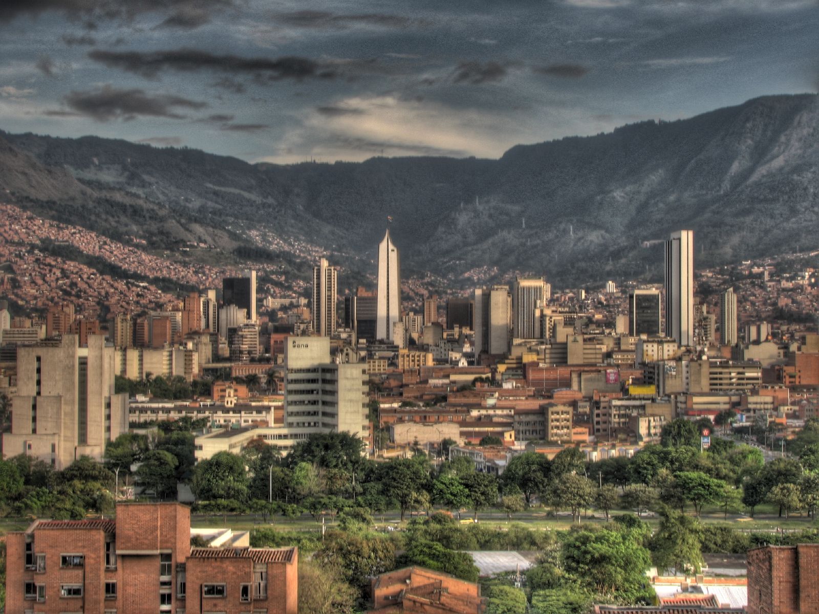 A panoramic view of Medellín, Colombia