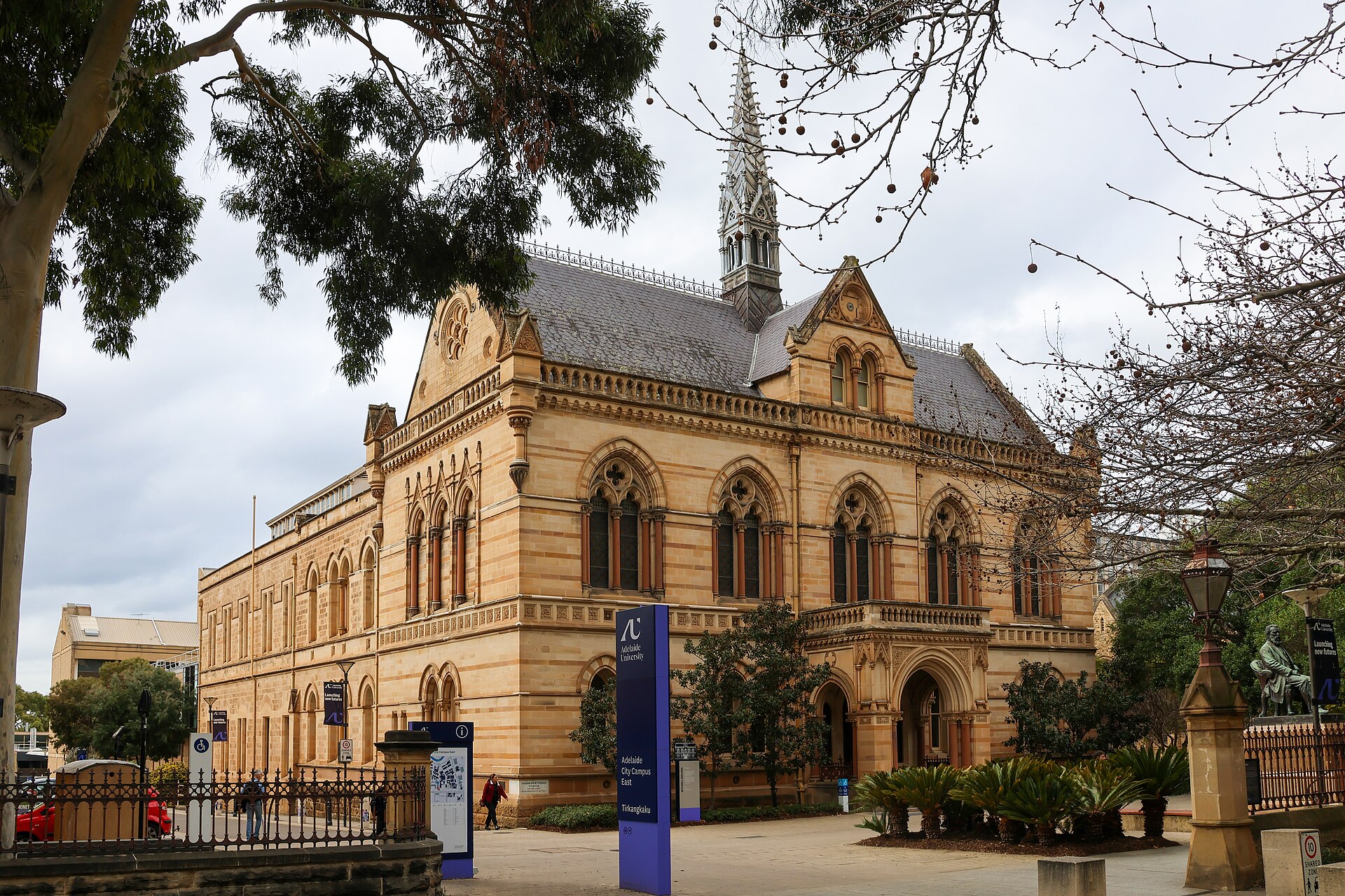 Images shows Adelaide University's Mitchell Building of Adelaide University on 2 September 2026 during the day