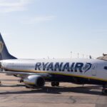A Ryanair Boeing 737 aircraft