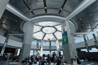 Interior of Terminal 2 at San Diego International Airport