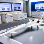 Image shows scale model of TMS-10