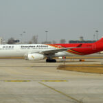 A Shenzhen Airlines Airbus A330-300 at Beijing Capital International Airport