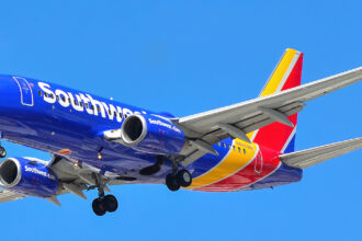 A Southwest Airlines Boeing 737-700