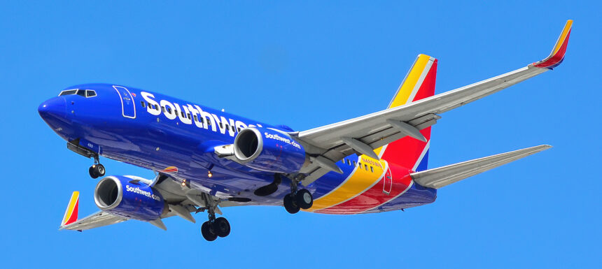A Southwest Airlines Boeing 737-700