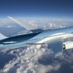 TUI Airways' Boeing 787-9 in the air.