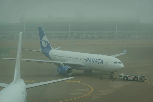 Photo displays a Parata Air A330-200 on the ground of Incheon Airport