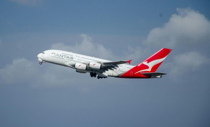 Qantas flight midair