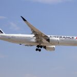 An Air France Airbus A350-900 aircraft