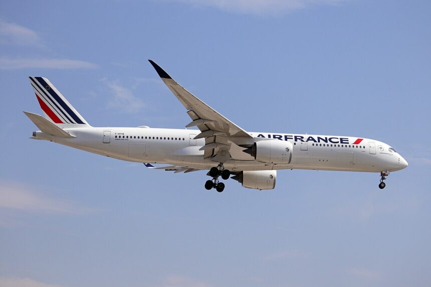 An Air France Airbus A350-900 aircraft
