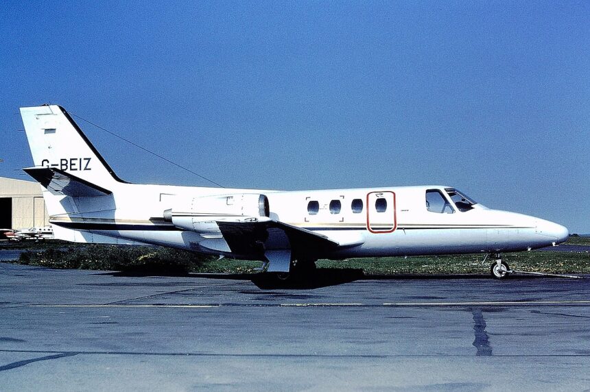 Image depicting a Cessna 500 Citation I on the ground