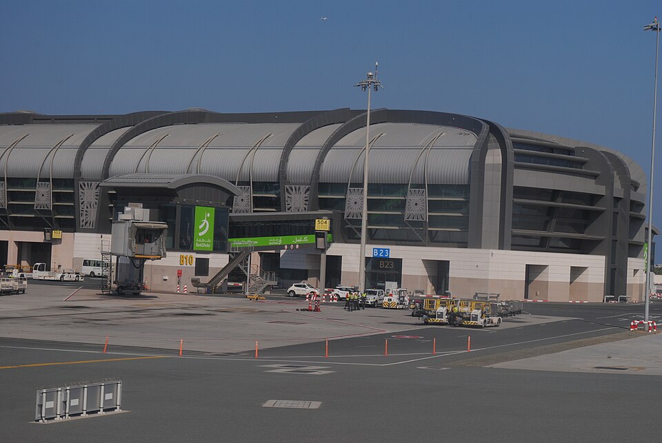 Muscat International Airport terminal taken outside