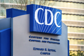 The Centres for Disease Control and Prevention sign © Tada Images