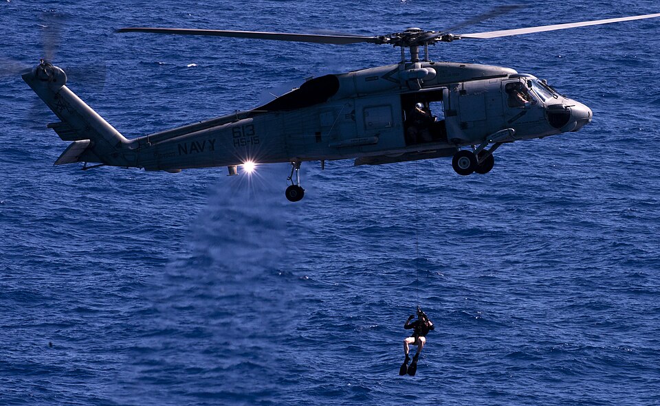 Picture depicting a U.S. Navy rescue operation