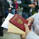 Person holding a Russian passport © depositphotos